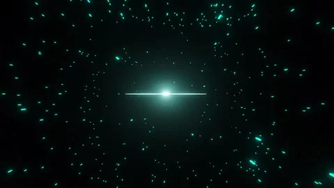 Futuristic Space Light Particles Animation Stock Footage 324570370