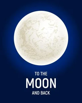 Futuristic space planet poster background Stock Illustration