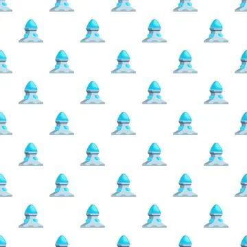 Futuristic space station element seamless pattern background イラスト素材