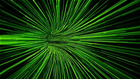 Futuristic space tunnel Stock Illustration