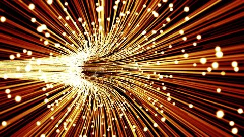 Futuristic space tunnel Stock Illustration