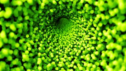 Futuristic space tunnel Stock Illustration