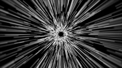 Futuristic space tunnel Stock Illustration