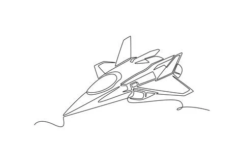 Futuristic space vehicle or advanced fighter jet flying in the sky Stock-Illustration