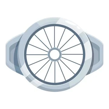 Futuristic spaceship window showing internal structure Stock Illustration