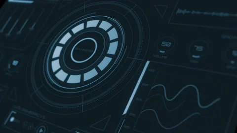 Futuristic speed interface/Digital perspective screen/Ultra detailed abstract Stock-Footage 139351252