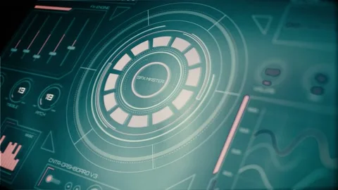 Futuristic speed interface/Digital perspective screen/Ultra detailed abstract Stock Footage 139352239