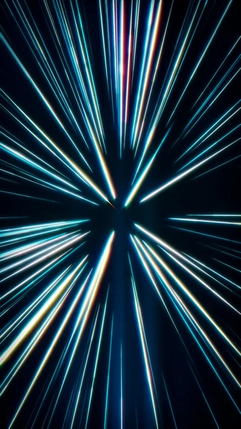 Futuristic Speed Light Rays Hyperdrive Motion Streak Abstract Background Stock Footage 341965306