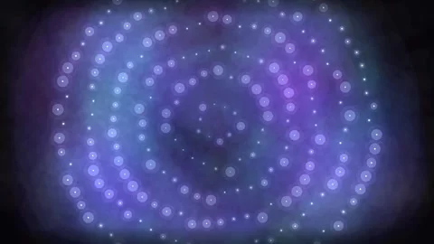 Futuristic Spherical Data Visualization - Glowing Nodes Tech Background loop Stock Footage 334875031