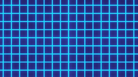 Futuristic Square Grid Muti Neon Theme Color Change Screensaver Background Stock Footage 86942533
