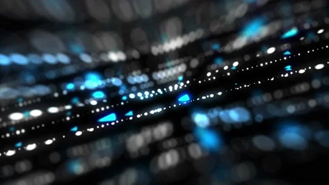 Futuristic stream background. Digital data flow. Creative abstract background Video stock 145416189