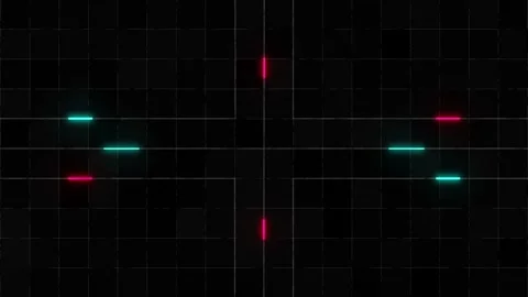 Futuristic stream of neon rays. Particle trails background. Communication Stock Footage 278717016