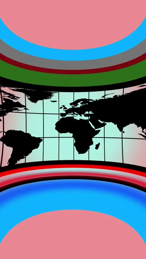 Futuristic studio set with grid background and cyan lighting. Stock Footage 345963904
