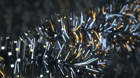 Futuristic stylized prickly shape is rotating seamless loop 3D render animation Stock Footage 102669085