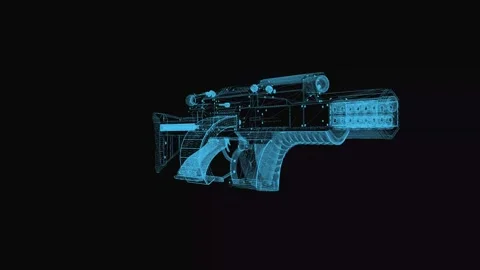 futuristic submachine guns