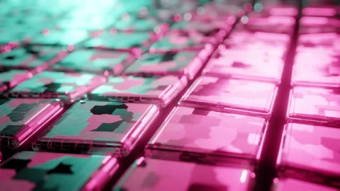 Futuristic surface concept Trendy sci-fi technology background business abstrac  Stock Footage 141624301