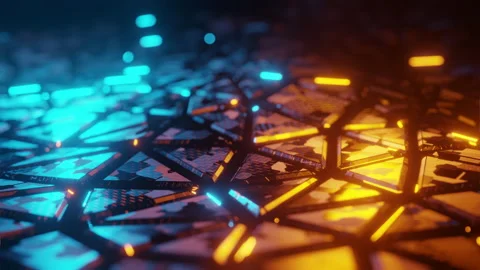 Futuristic surface concept Trendy sci-fi technology background business abstrac  Stock Footage 141624330