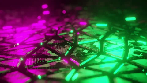 Futuristic surface concept Trendy sci-fi technology background business abstrac  Stock Footage 141624345