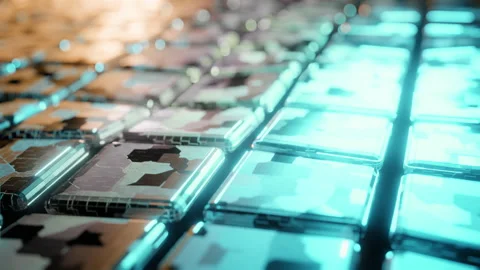 Futuristic surface concept Trendy sci-fi technology background business abstrac  Stock Footage 141624565