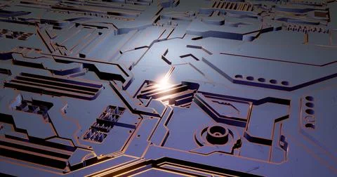 Futuristic surface of low-poly elements and parts. illustration in the style Stock Illustration