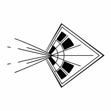 Futuristic Symbolic Digital Technology Stock Illustration