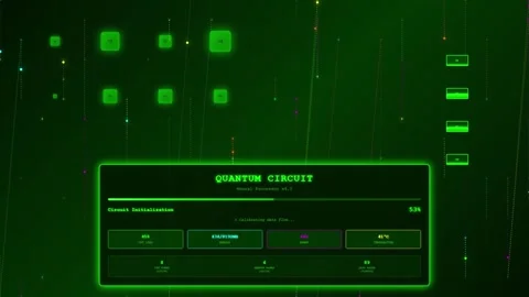 Futuristic System Boot Sequence Animation. Stock-Footage 321888732