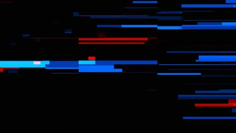 Futuristic Tech abstract glitch line motion background. Video stock 154917766