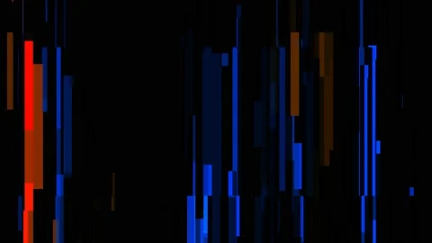 Futuristic Tech abstract vertical moving line motion background. Stock Footage 154917769
