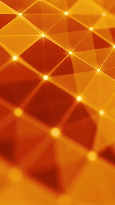 Futuristic tech background geometric network Stock Footage 339903491