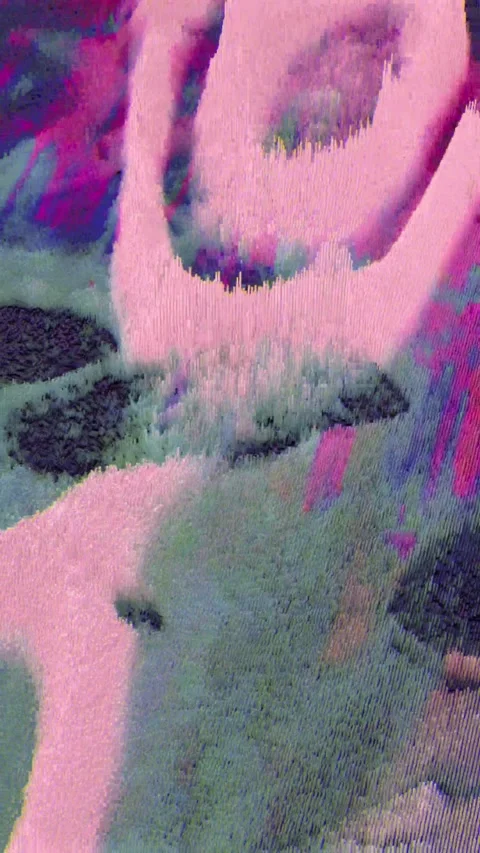 Futuristic tech background. Glitchy digital Vídeo Stock 339903389