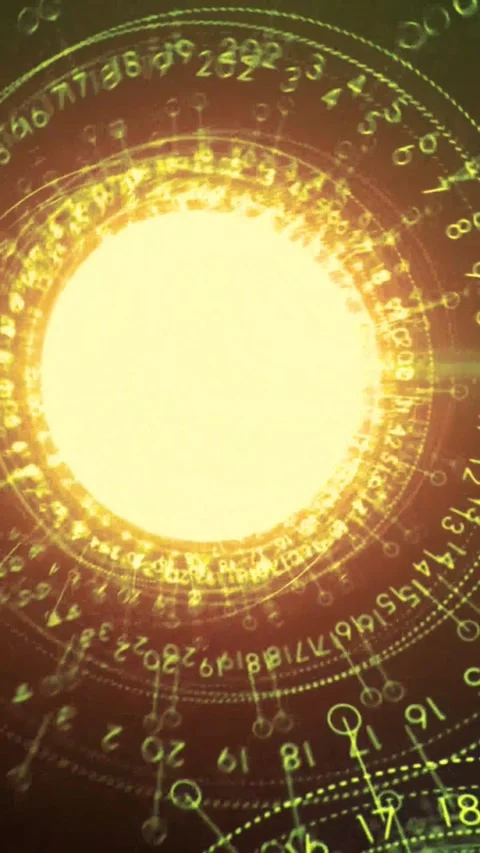 Futuristic tech background. Glowing cloud Stock Footage 339903655
