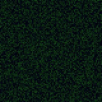 Futuristic tech background. Green filled alphabet letters background. Big s.. Stock Illustration