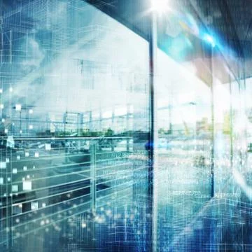 Futuristic tech background 스톡 사진