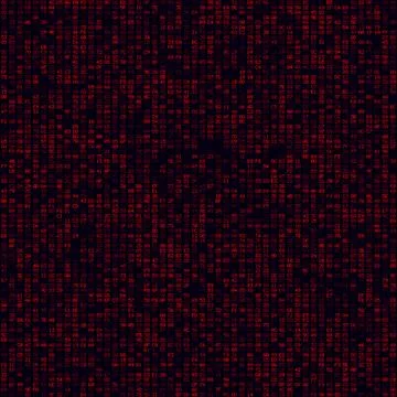 Futuristic tech background. Red filled hexademical pairs background. Big si.. イラスト素材