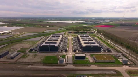 Futuristic tech building with clean line... | Stock Video | Pond5