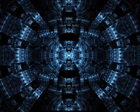 Futuristic tech circle with various technological. Technology digital backgro Illustrazione stock