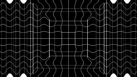 Futuristic tech frame grid architecture digital blueprint loop background Stock-Footage 333720713