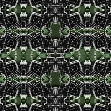  Futuristic Tech Geometric Pattern Digital art technique geometric modern ... Stock Photos