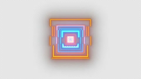 Futuristic Tech Glitch HUD Animation.Modern Digital Motion Graphic. Stock Footage 325393081
