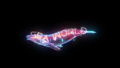 Futuristic Tech HUD Animation Stock Footage 337694415