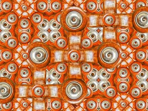  Futuristic Tech Pattern High tech futuristic abstract digital style patte... Stock Photos