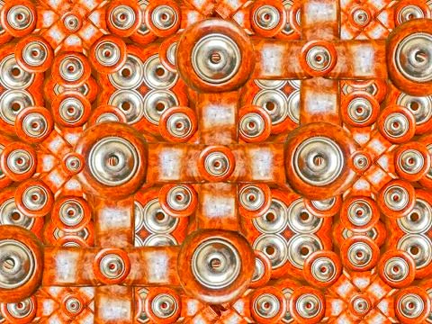 Futuristic tech pattern イラスト素材