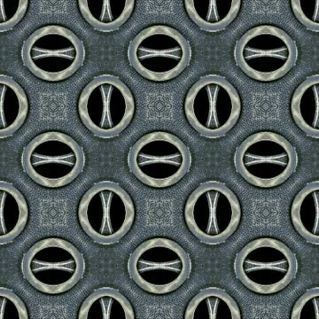 Futuristic Tech Pattern Stock Illustration