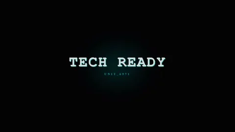 Futuristic Tech Ready Text Animation with Glitch Effect on Black Background Stock Footage 331568469