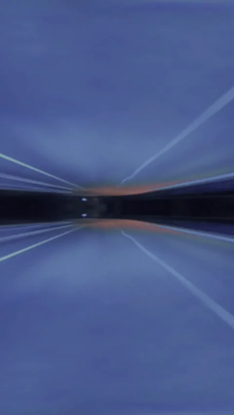 Futuristic tech tunnel speeding. Rapid transit Video stock 339903373