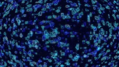 Futuristic technologic animation background. Stream Data Communication, digital Stock Footage 279250378