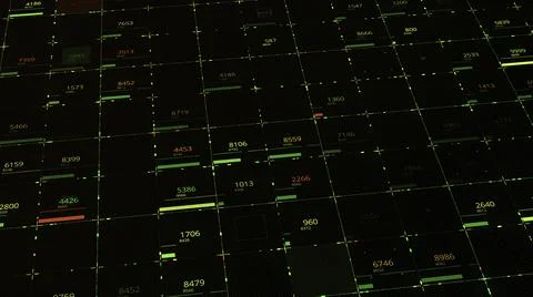 Futuristic technological abstract motion background, seamless loop. Animation Stock Illustration