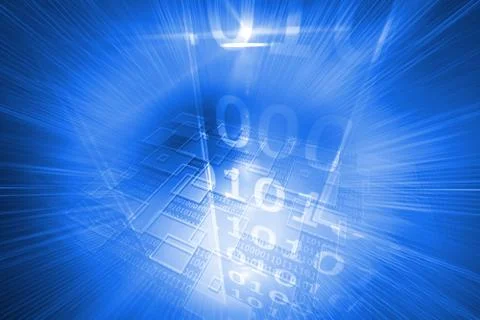 Futuristic technological background Illustrazione stock