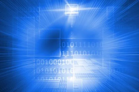 Futuristic technological background Stock Illustration