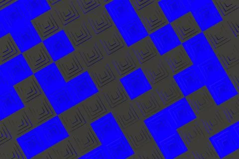 Futuristic technological background made from extruded rectangular shapes Stock Illustration